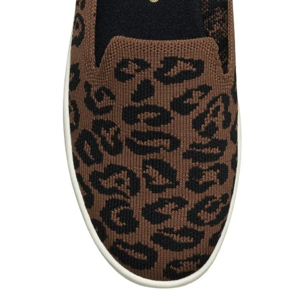Vince Camuto Summer Natural Leopard Cabreli Slip-On Sneaker